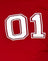 Adrenaline Red with White Piping