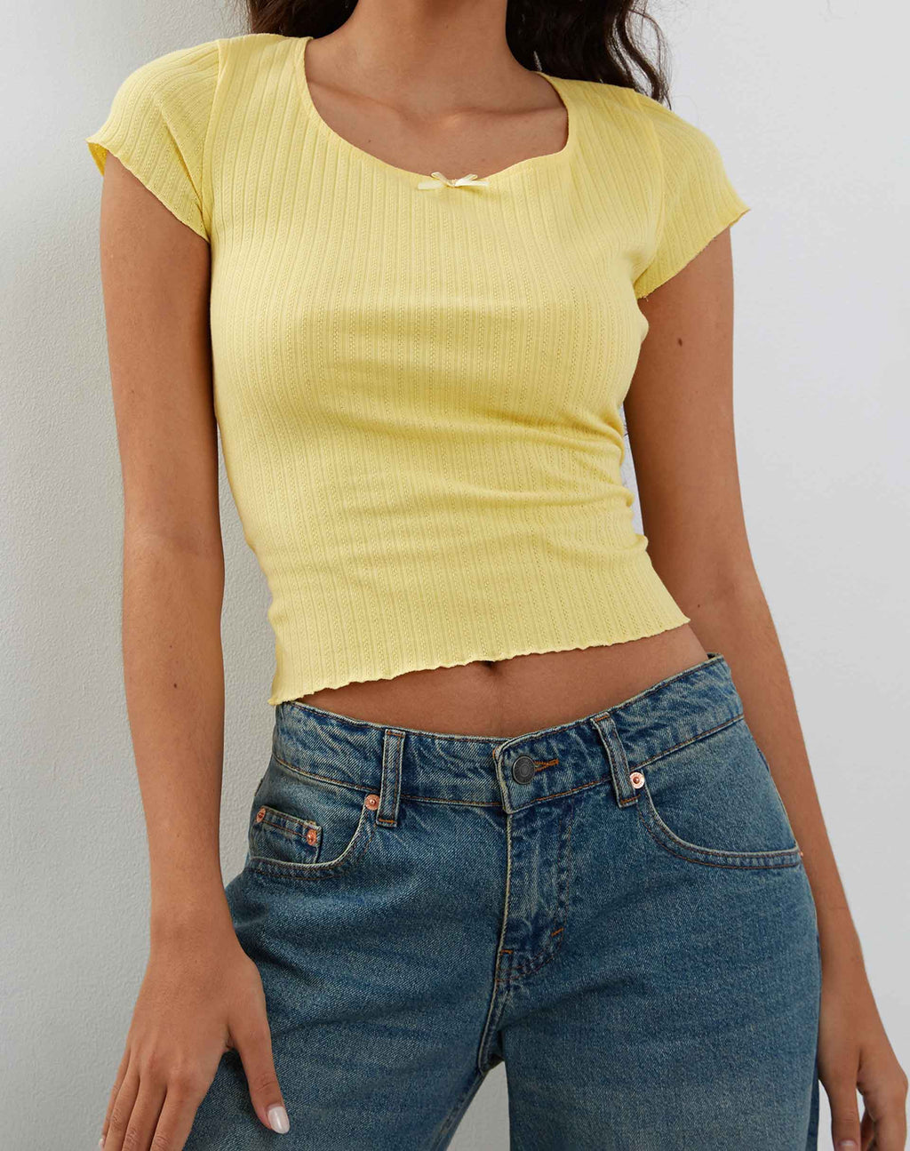 Gordi Baby Tee in Lemonade