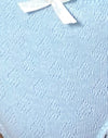 Pointelle Blue with Bow