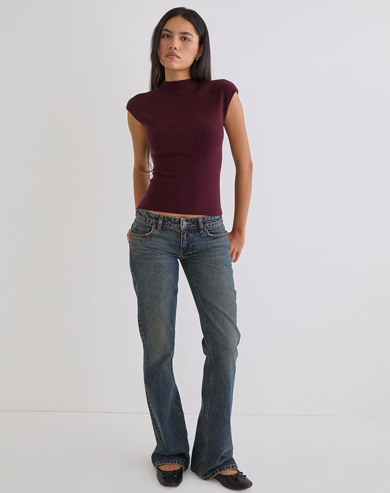Image of Hanuva Top in Knit Berry