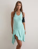 Image of Hianon Halter Midi Dress in Aqua