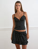 Image of Isamu Top in Basic Polka Black