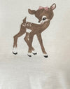 Off White Deer Print