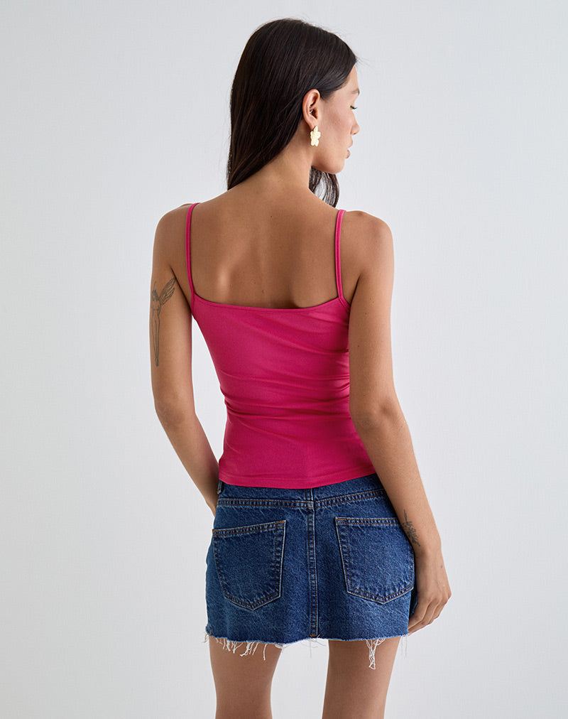 Image of Jasila Vest Top in Hot Pink