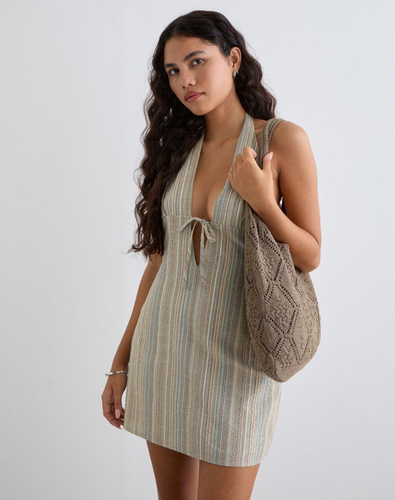 Image of Fika Crochet Bag in Brown