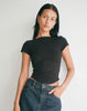 Image of Jojes Jersey Tee in Black