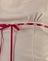 Cream with Red Binding