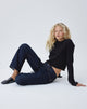 Image of Kaleo Roll Edge Jumper in Knit Black