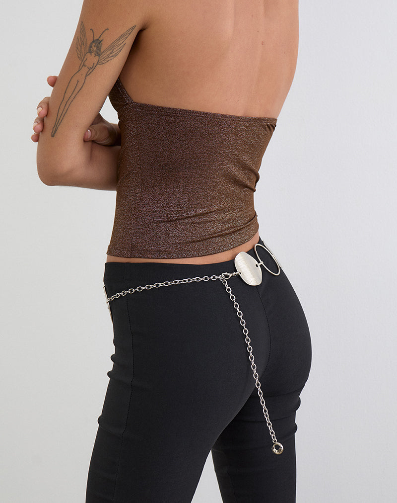 Image of Kiana Round Belt in Silver