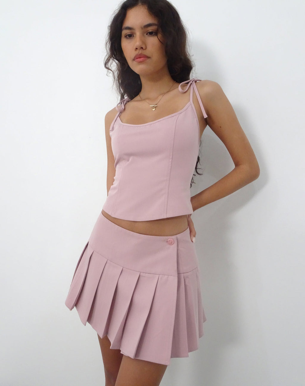 Sydney So Sleek, with Cami Charm skirt, Hear Me Roar co…, www.missvinyl.com