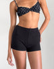 image of Kyomi Shorts in Ribbed Black