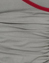 Grey with Adrenaline Red Binding