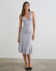 Image of Laluma Midi Dress in Lilac Grey