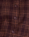 Check Dark Burgundy