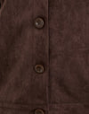 Faux Suede Dark Brown