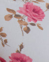 White with Pink Floral Bloom
