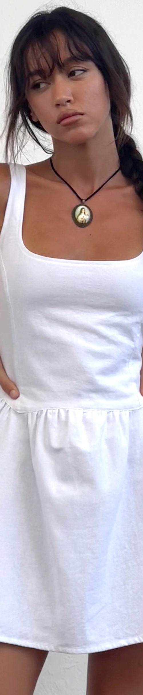 image of Leshiel Mini Dress in White