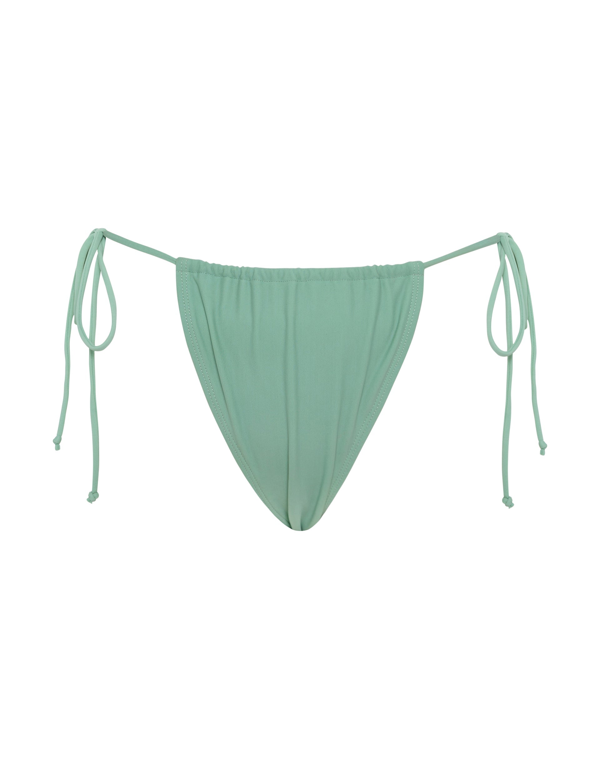 Image of Leyna Bikini Bottom in Lichen Green