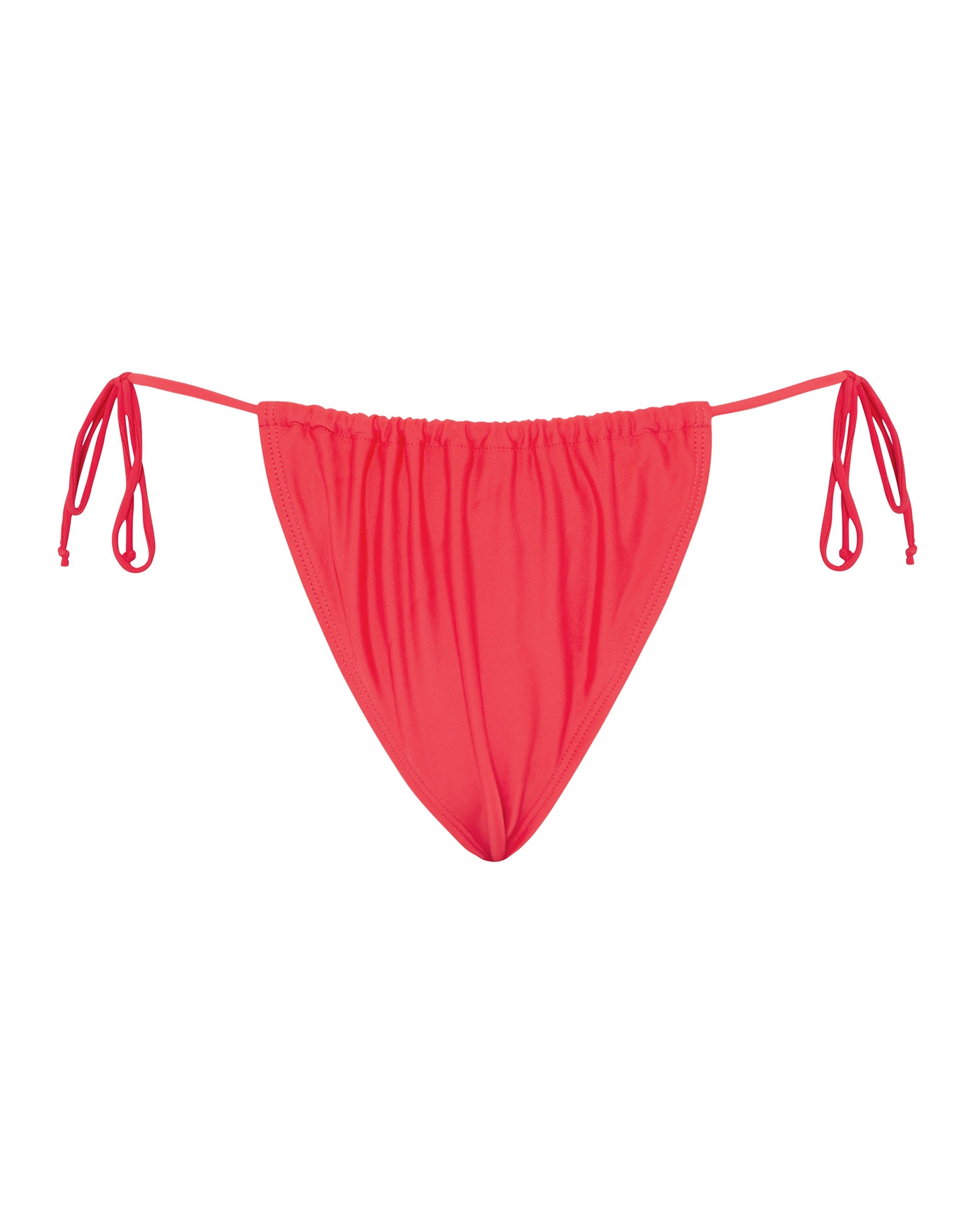 Image of Leyna Bikini Bottom in Scarlet Red