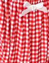 Red Gingham with Bow