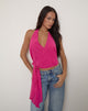 Image of Lilita Halter Top in Chiffon Berry