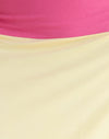 Rayon Jersey Lemon Yellow and Deep Pink