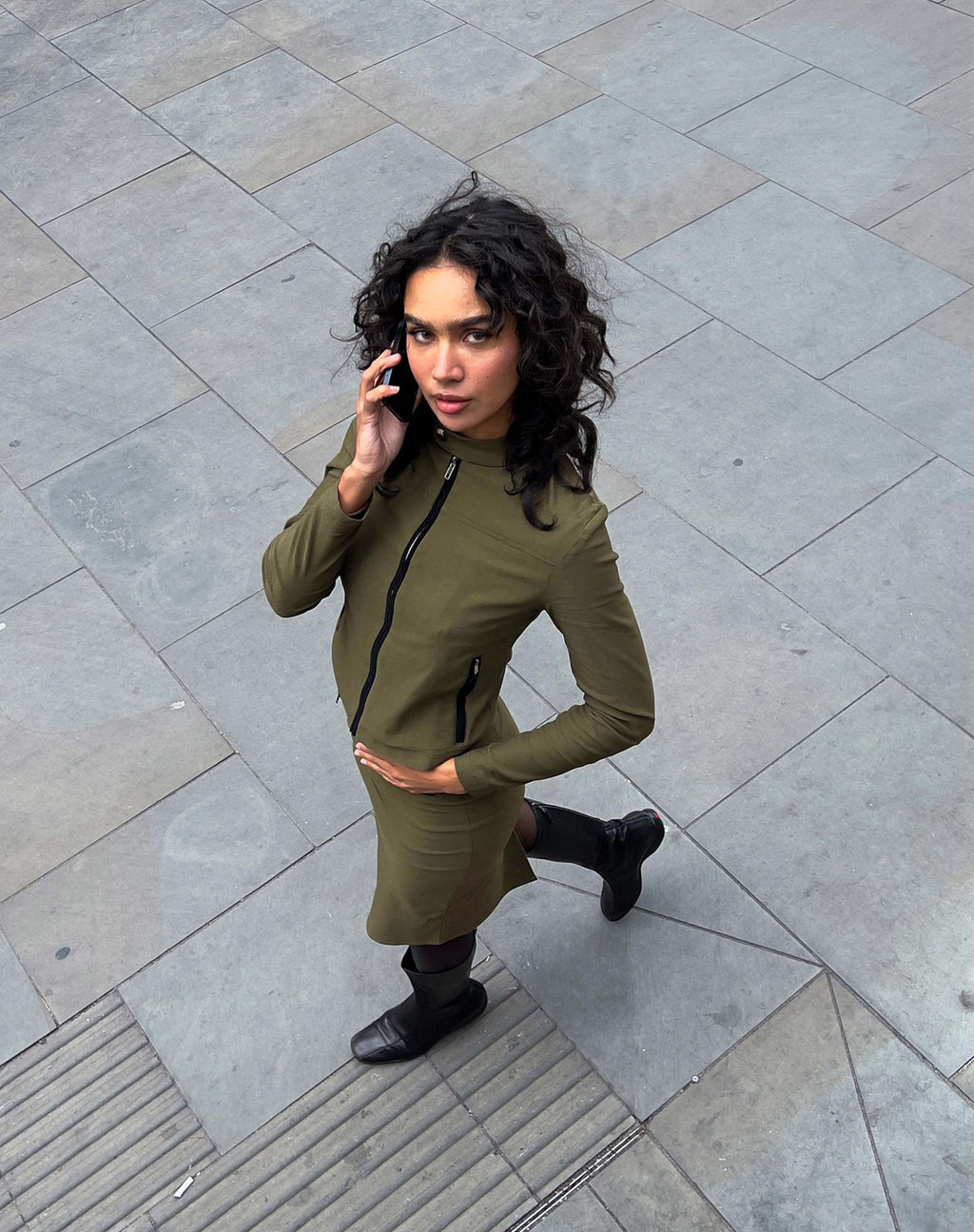 Livia Jacket in Tailoring Army Green