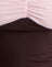 Rayon Jersey Bitter Chocolate and Pink