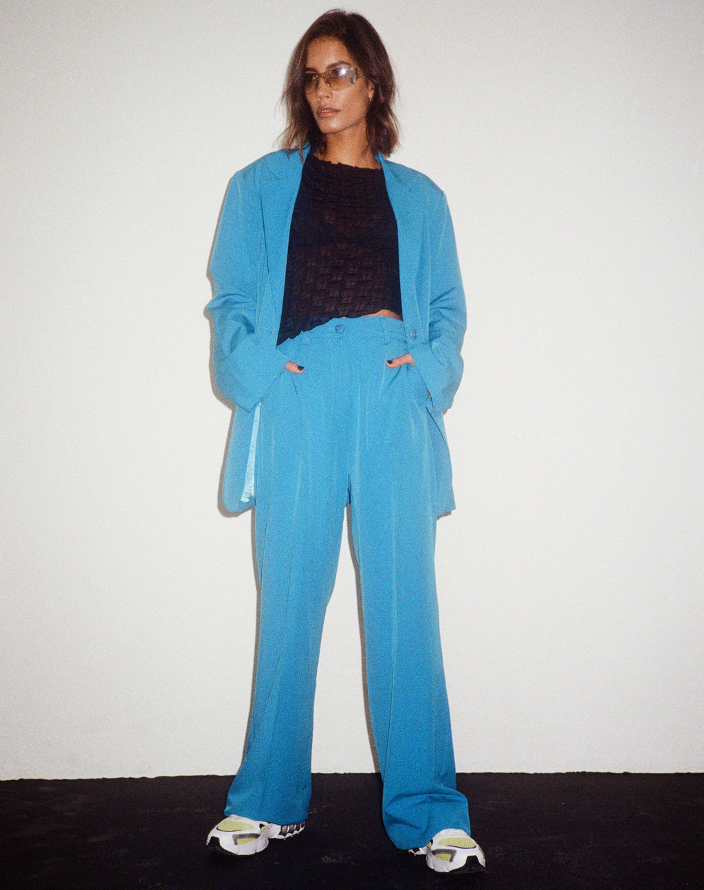 Abba Trouser in Tailoring Blue