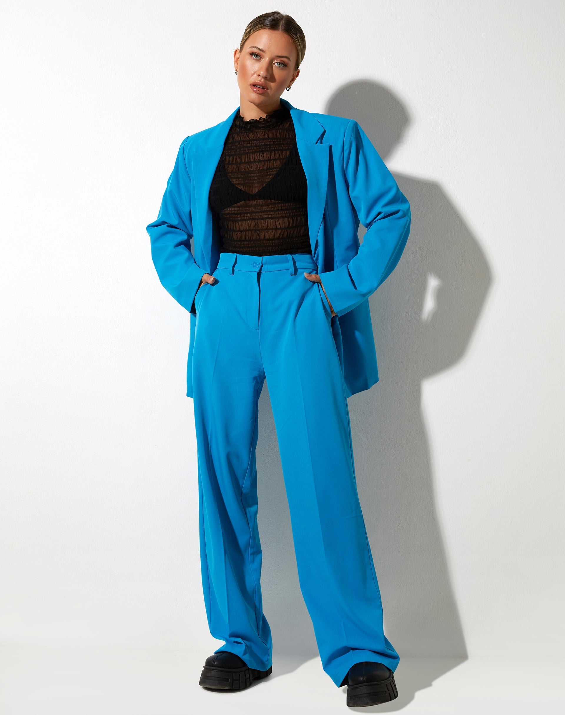image of Abba Trouser in Tailoring Blue