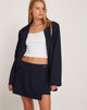 Image of Lolana Mini Wrap Skort in Tailoring Navy