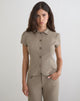 Image of Maorah Blouse in Tailoring Light Taupe