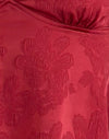 Satin Jacquard Burgundy