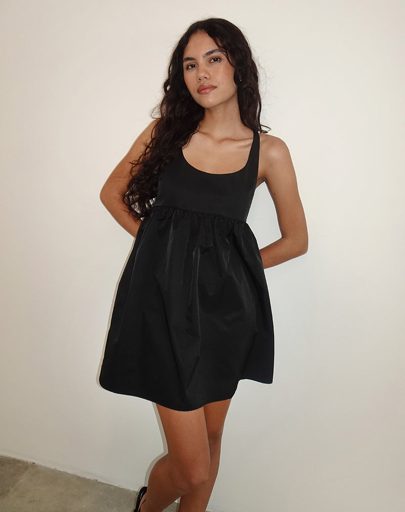 Image of Marona Mini Dress in Black