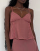 Image of Melly Chiffon Cami Top in Dessert Sand