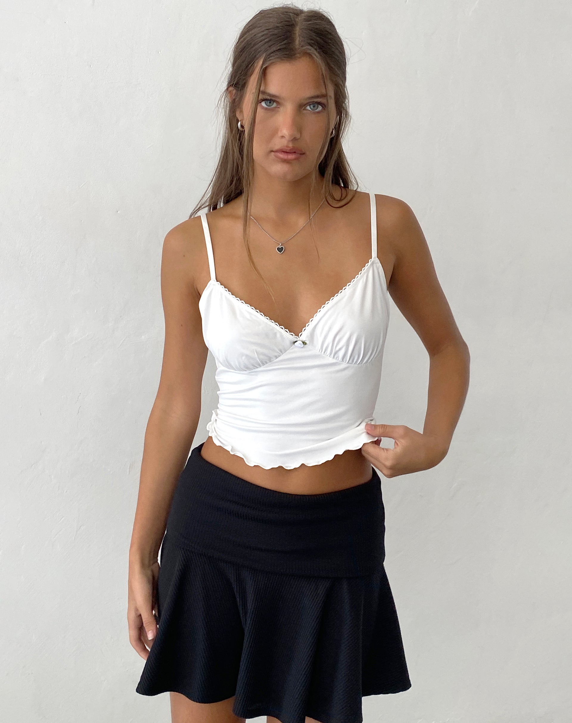 Image of Mia Ballet Cami Top in Ivory