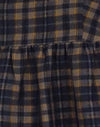 Navy and Mustard Check