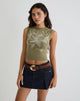 Image of Monlo Top in Jersey Mono Floral Lime