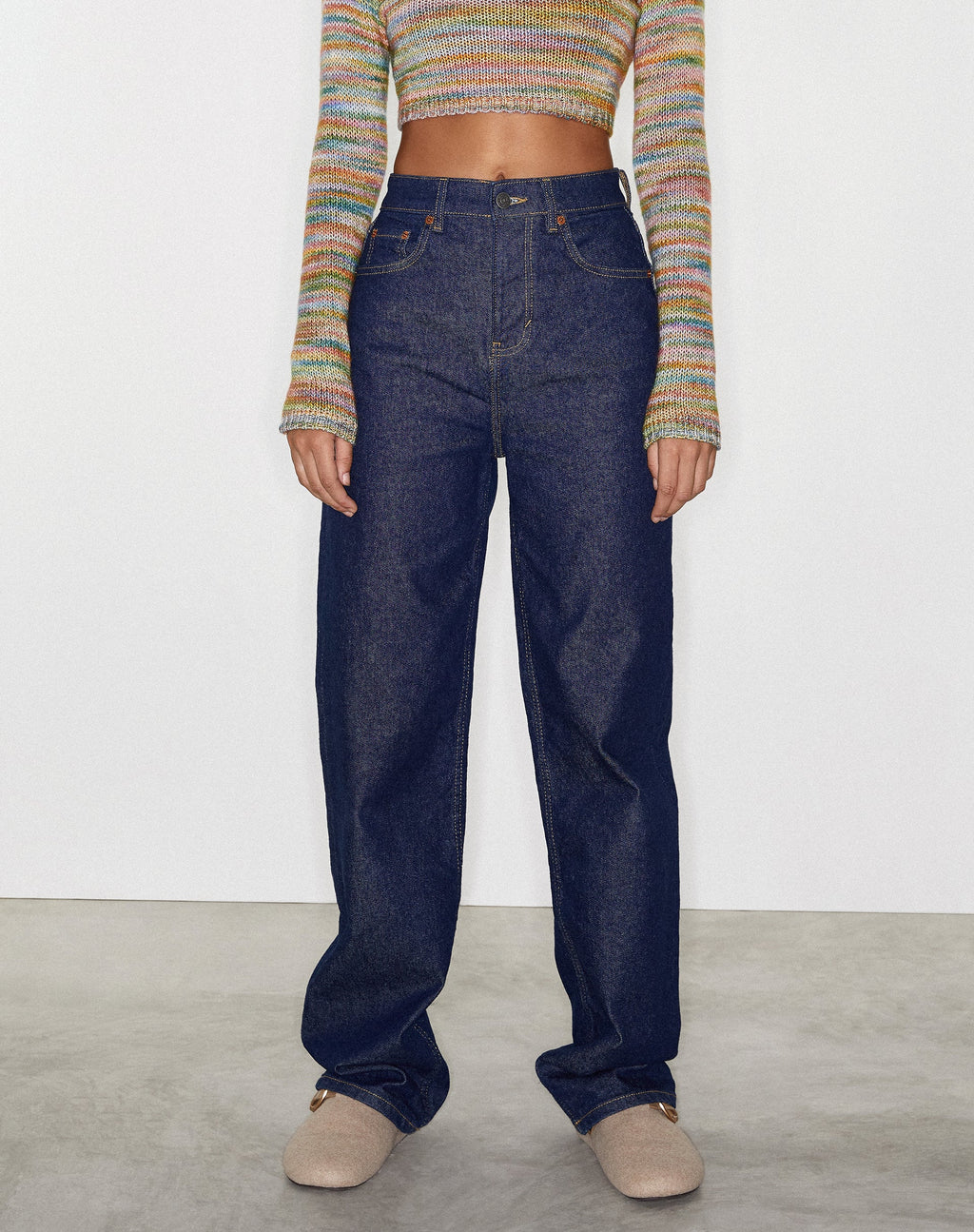Parallel Jeans in Rinse Blue Wash