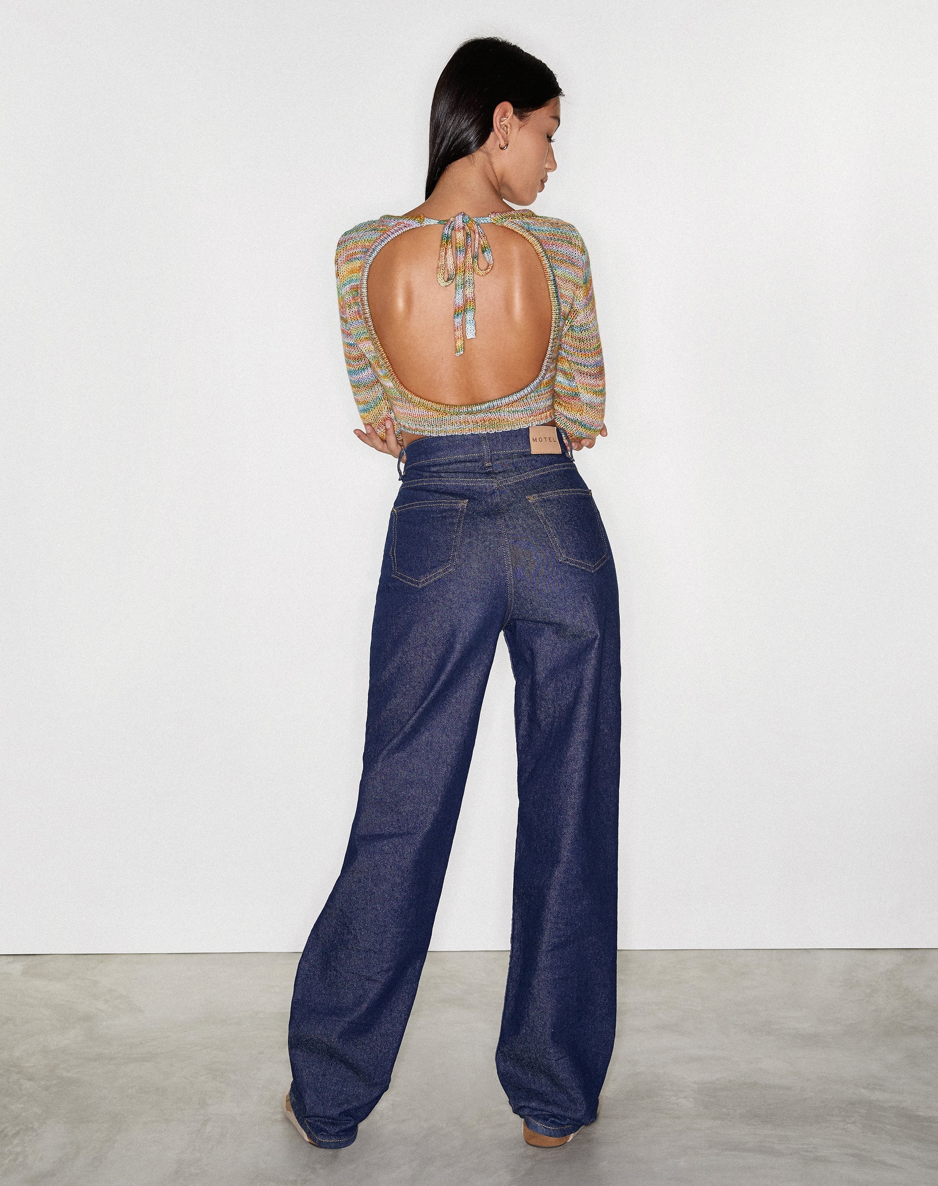 image of Parallel Jeans in Rinse Blue Wash