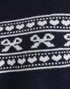  Peacoat with Fairisle Bow