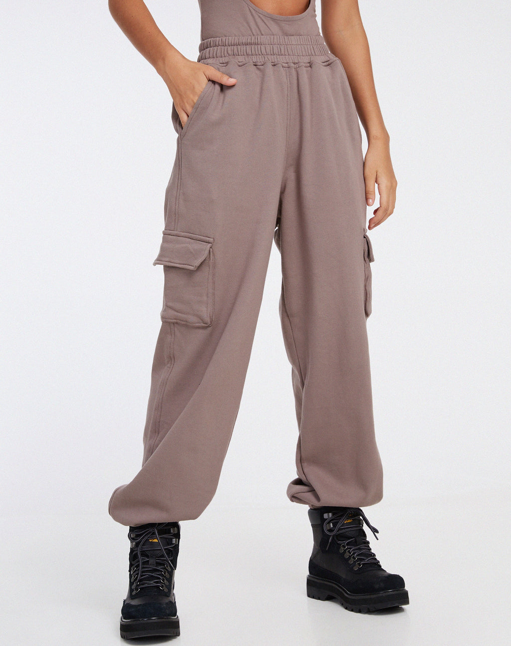 Pelita Jogger in Fleece Antler