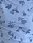 Inky Blue Floral Mesh