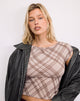 Image of Nova Top in Nude Sketchy Stripe