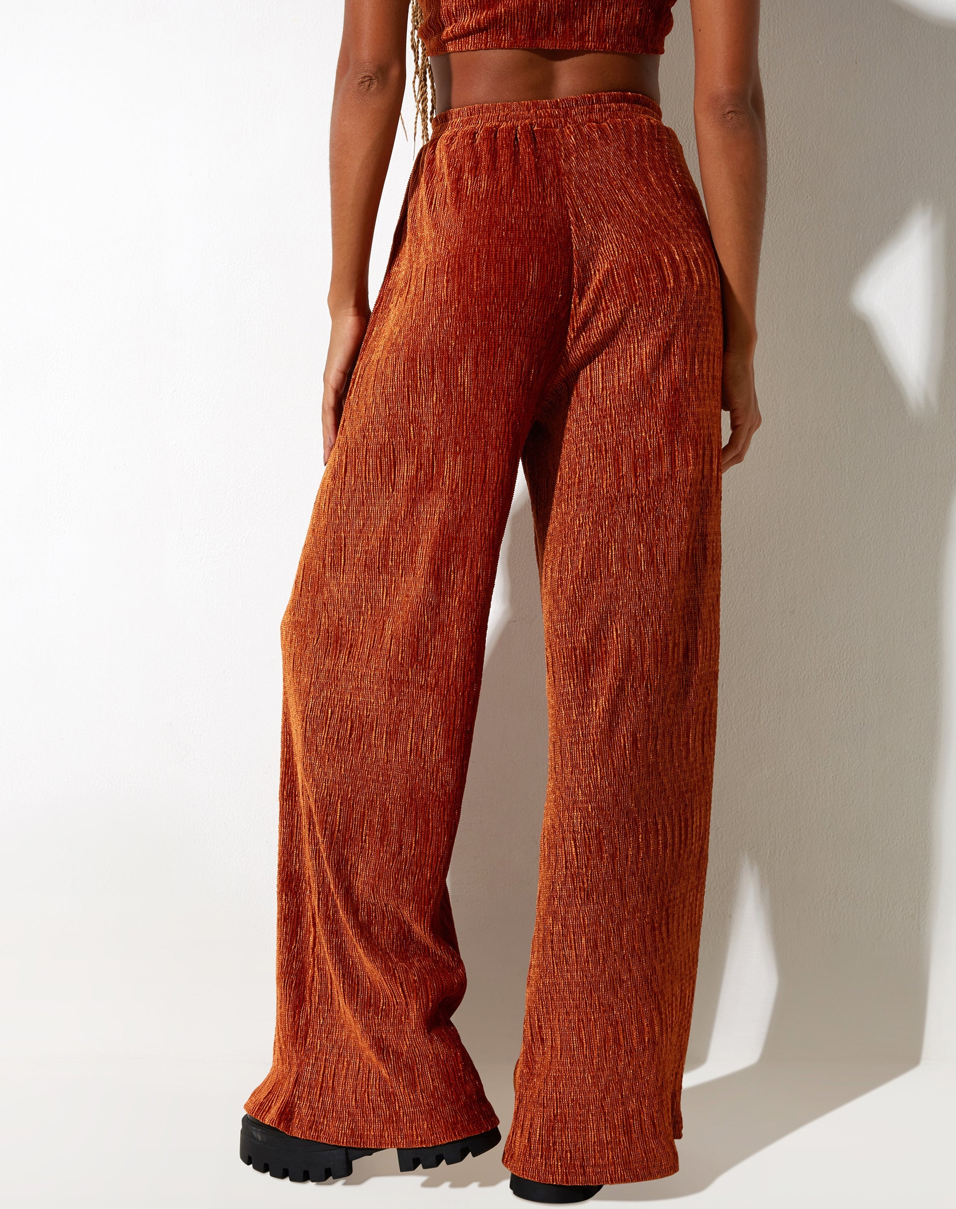 image of Obeli Trouser in Velvet Rust