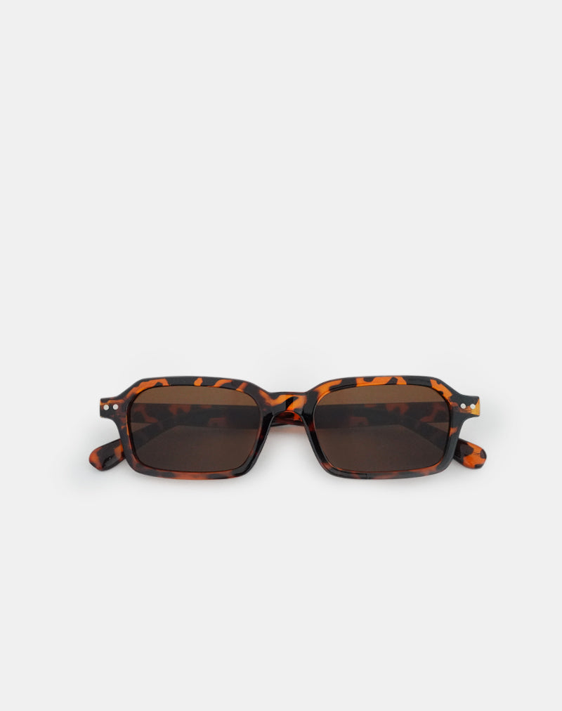 Ortez Sunglasses in Opaque Tortoise Shell