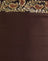 Brown with Embroidered Sequin Trim