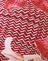 Zig Zag Lily Burgundy
