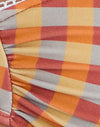 Urban Check Orange and Yellow