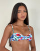 Image of Pali Bikini Top in Blooming Flower